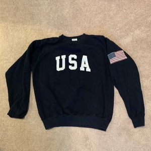 Brandy Melville size small navy USA sweatshirt